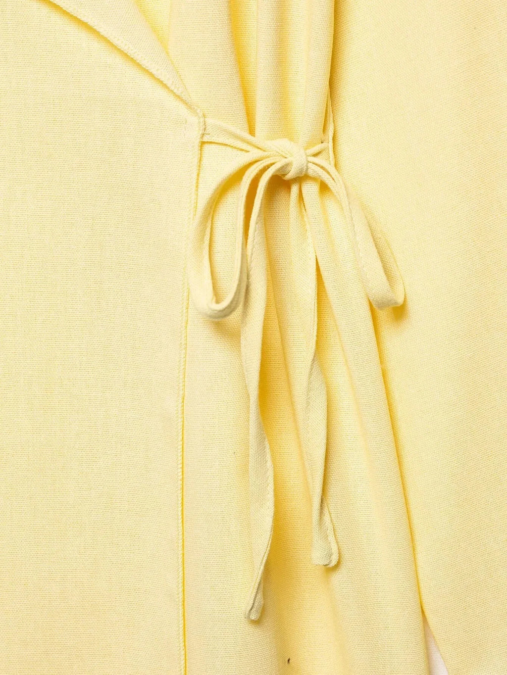 The Butter Set — Linnen Strikblouse & Wijde Broek