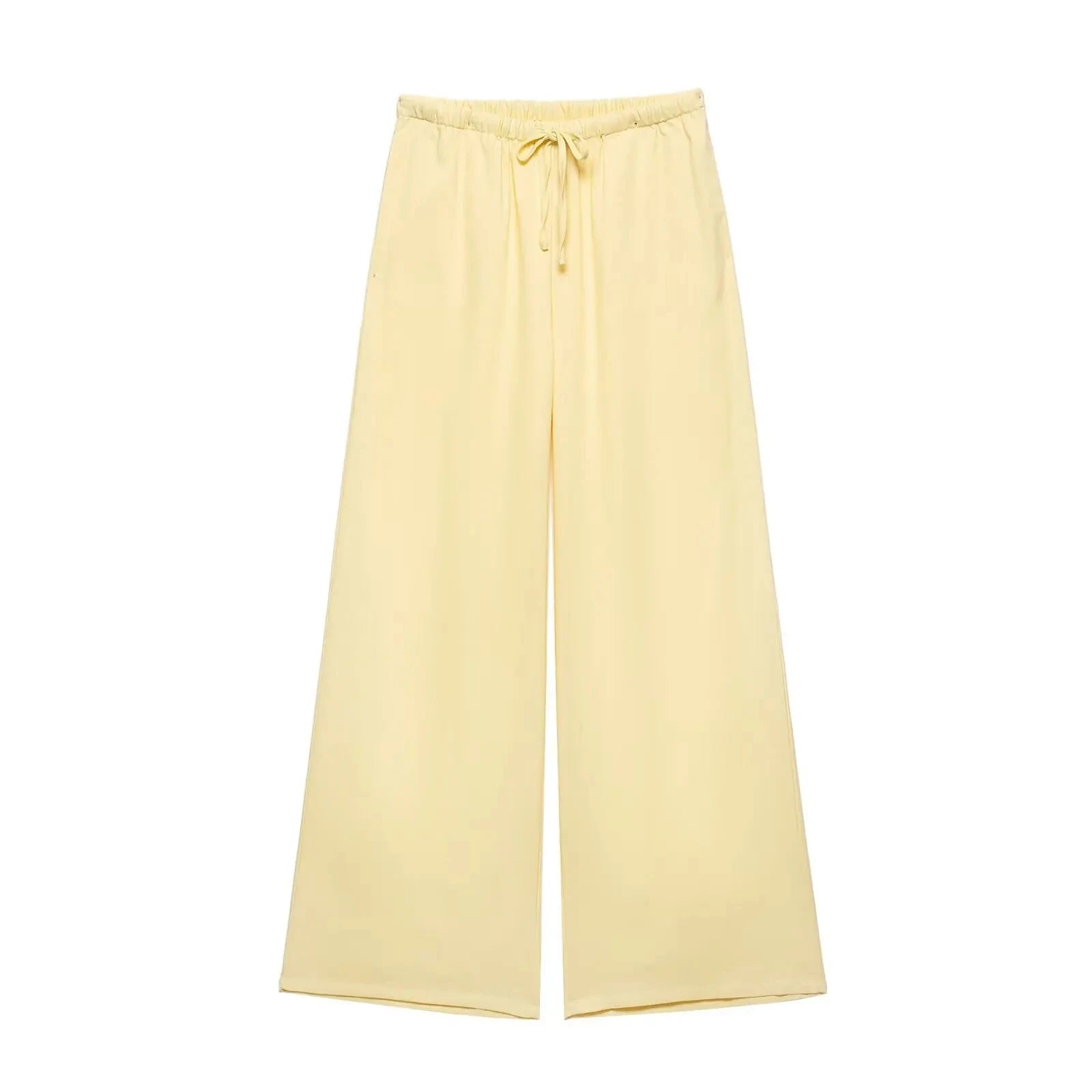 The Butter Set — Linnen Strikblouse & Wijde Broek